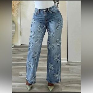 Cross Patch Jeans